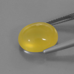 Opale de feu Jaune naturelle Transparent, 5.84 ct, Transparent / Translucide