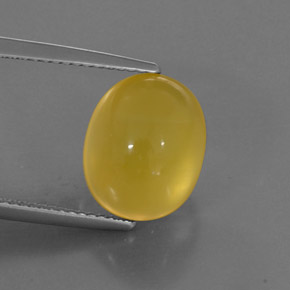 Opale de feu Jaune naturelle Transparent, 4.63 ct, Transparent / Translucide