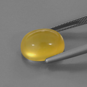 Opale de feu Jaune naturelle Transparent, 4.63 ct, Transparent / Translucide