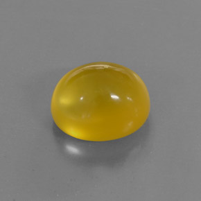 Opale de feu jaune naturelle transparent, 5,30 ct, transparent / translucide