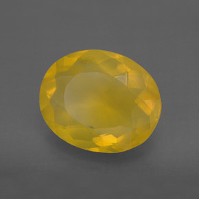 Opale de feu Jaune naturelle Transparent, 4.80 ct, Transparent / Translucide