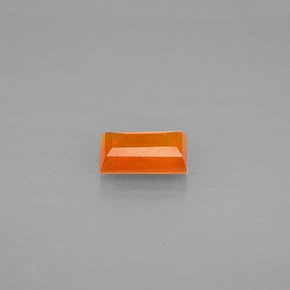 Opale de feu orange naturelle transparent, 0,43 ct, transparent / translucide