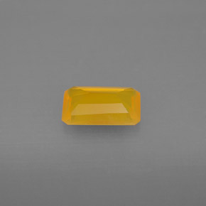 Opale de feu Orange jaune naturelle Transparent, 0.70 ct, Transparent / Translucide
