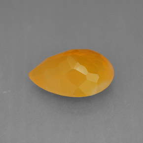 Opale de feu Orange jaune naturelle Transparent, 1.89 ct, Transparent / Translucide