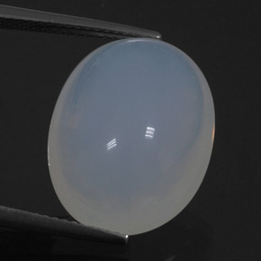 Opale de feu blanc naturelle transparent, 12,70 ct, transparent / translucide