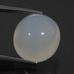 Opale de feu blanc naturelle transparent, 12,53 ct, transparent / translucide