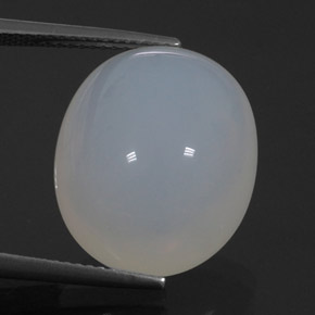 Opale de feu blanc naturelle transparent, 13,85 ct, transparent / translucide