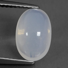 Opale de feu blanc naturelle transparent, 2,32 ct, transparent / translucide
