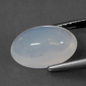 Opale de feu blanc naturelle transparent, 2,32 ct, transparent / translucide