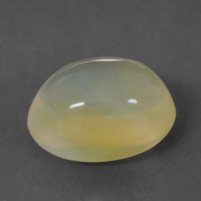 Opale de feu jaune naturelle transparent, 2,87 ct, transparent / translucide