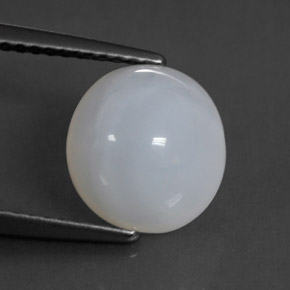 Opale de feu blanc naturelle transparent, 2,79 ct, transparent / translucide