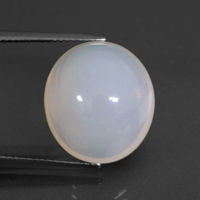 Opale de feu blanc naturelle transparent, 12,28 ct, transparent / translucide