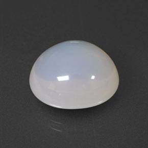 Opale de feu blanc naturelle transparent, 12,28 ct, transparent / translucide