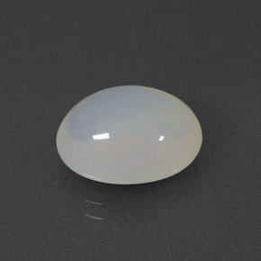 Opale de feu blanc naturelle transparent, 5,67 ct, transparent / translucide