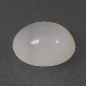 Opale de feu blanc naturelle transparent, 4,74 ct, transparent / translucide