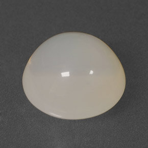 Opale de feu blanc naturelle transparent, 7,55 ct, transparent / translucide