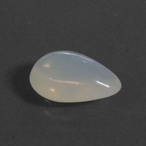 Opale de feu blanc naturelle en forme de poire, 2,33 ct, transparent