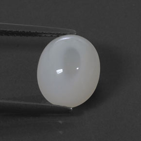Opale de feu blanc naturelle transparent, 2,28 ct, transparent / translucide