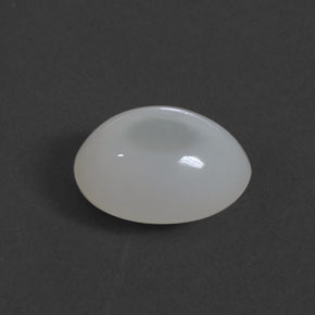 Opale de feu blanc naturelle transparent, 2,28 ct, transparent / translucide