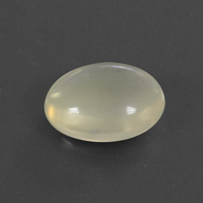 Opale de feu blanc naturelle coupe ovale, 2,75 ct, transparent