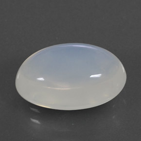 Opale de feu blanc naturelle coupe ovale, 4,70 ct, transparent