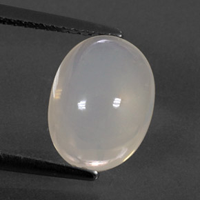 Opale de feu blanc naturelle coupe ovale, 2,24 ct, transparent