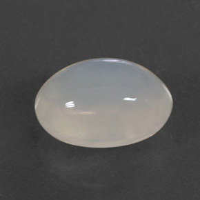 Opale de feu blanc naturelle coupe ovale, 2,24 ct, transparent
