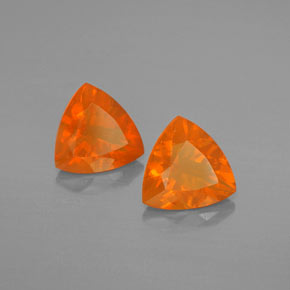 Achetez naturel ct Orange Opale de feu gems, Trillion, En provenance Mexique chez GemSelect. En stock, livraison internationale!