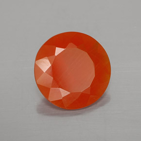 Opale de feu Orange rougeâtre naturelle Tour, 2.22 ct, Transparent