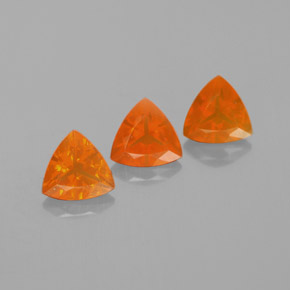 Achetez naturel ct orange opale de feu gems, trillion, en provenance mexique chez gemselect. en stock, livraison internationale!