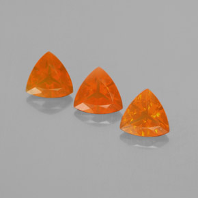 Achetez naturel ct orange opale de feu gems, trillion, en provenance mexique chez gemselect. en stock, livraison internationale!