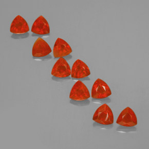 Achetez naturel ct Orange Opale de feu gems, Trillion, En provenance Mexique chez GemSelect. En stock, livraison internationale!