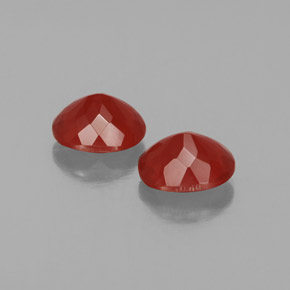 Achetez naturel ct Orange rougeâtre Opale de feu gems, Coupe ovale, En provenance Mexique chez GemSelect. En stock, livraison internationale!