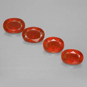 Achetez naturel 2.77ct Rouge moyen Opale de feu gems, Coupe ovale, En provenance Mexique chez GemSelect. En stock, livraison internationale!