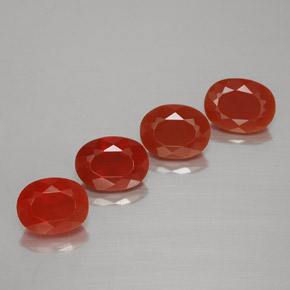 Achetez naturel 2,88ct orange opale de feu gems, coupe ovale, en provenance mexique chez gemselect. en stock, livraison internationale!