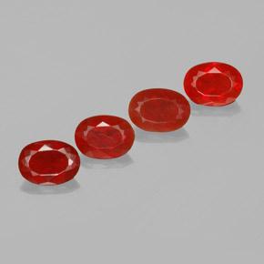 Achetez naturel 3,82ct rouge opale de feu gems, coupe ovale, en provenance mexique chez gemselect. en stock, livraison internationale!