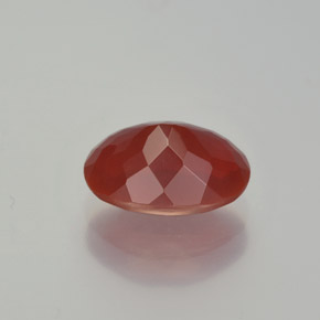 Opale de feu Rouge feu naturelle Coupe ovale, 1.90 ct, Translucide