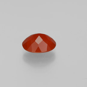 Opale de feu Orange naturelle Coupe ovale, 1.29 ct, Transparent