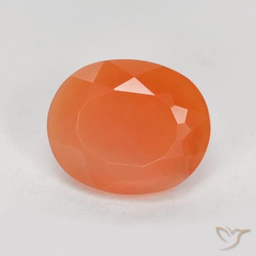 1.62ct Naturel Orange moyen Opale de feu, ovale, Transparent