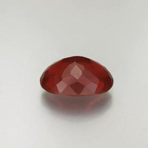 Opale de feu Orange rougeâtre naturelle Coupe ovale, 3.09 ct, Transparent