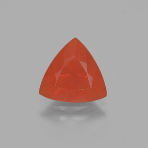 Opale de feu Orange naturelle Trillion, 2.11 ct, Transparent