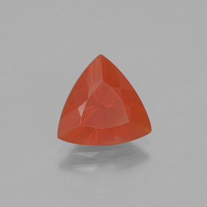 Opale de feu Orange naturelle Trillion, 2.11 ct, Transparent