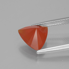 Opale de feu Orange naturelle Trillion, 2.11 ct, Transparent