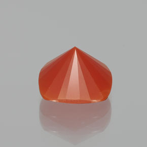 Opale de feu orange naturelle coupe coussin, 2,63 ct, translucide