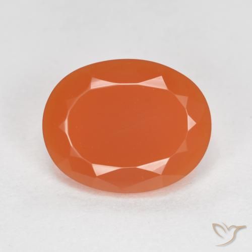 1.82ct Naturel Orange feu Opale de feu, ovale, Transparent