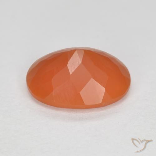 Opale de feu Orange feu naturelle ovale, 1.82 ct, Transparent