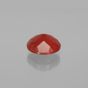 Opale de feu orange naturelle coupe ovale, 2,24 ct, transparent
