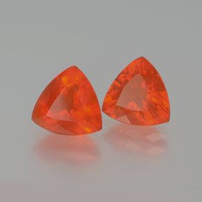 Achetez naturel ct orange opale de feu gems, trillion, en provenance mexique chez gemselect. en stock, livraison internationale!