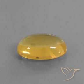 Opale de feu Orange doré naturelle ovale, 15.79 ct, Transparent