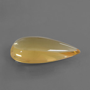 Opale de feu Doré naturelle En forme de poire, 15.86 ct, Transparent